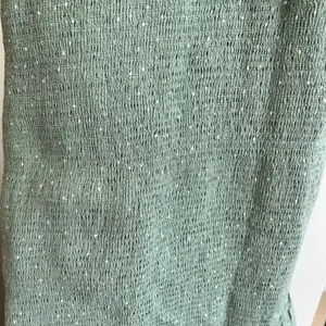 South Moon Under - A Love Like You- Green V neck white polka dot dress thumbnail 5