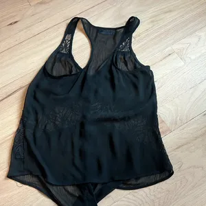 Fab’rik sheer size medium button down tank thumbnail 3