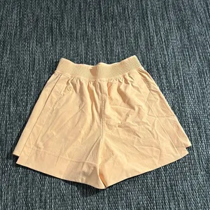 Stretch Woven Relaxed Fit High Rise Short 4" Size XS thumbnail 2