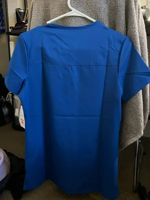 XS Royal Blue Beyond Scrubs Top thumbnail 2