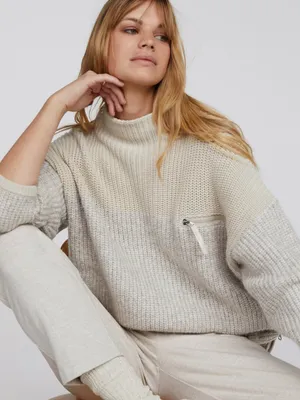 Varley Darwell Sweater in Cashew thumbnail 1