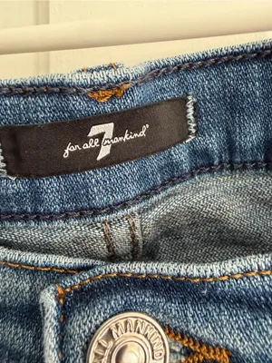 7 For All Mankind The Original Bootcut Nova Jeans Size 32 Medium Wash thumbnail 2