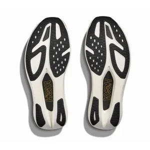 HOKA Unisex Rocket X 3 Running Shoes Black White Gold Size 7 Mens / 8 Womens NWB thumbnail 5