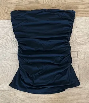 Superdown - Ruched Strapless Top in Black thumbnail 1