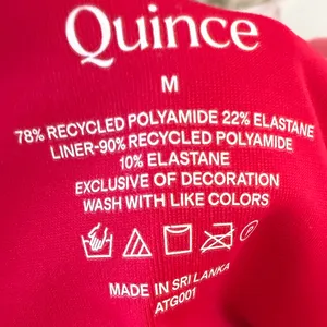 NWOT Quince Italian Cami One-Piece Swimsuit – Red, Size M thumbnail 10
