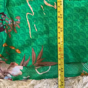 Zara Green silk slip dress thumbnail 5