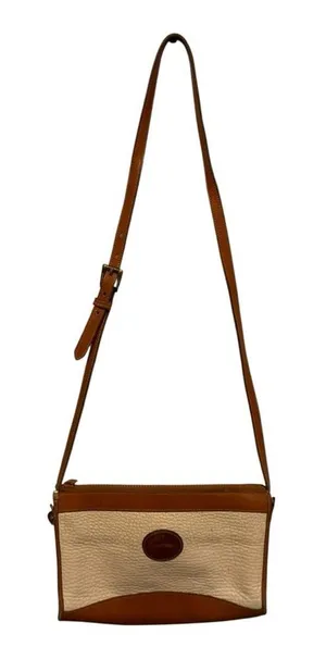 Vintage Dooney‎ Leather Shoulder Bag Brown thumbnail 1