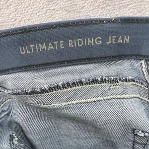 Wrangler Q-Baby Ultimate Riding‎ Jeans Dark Wash Denim Straight Leg 9x34 Western thumbnail 5