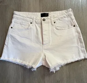 DSTLD White High Rise Button Fly Denim Cutoff Shorts Size 27 NWT thumbnail 1