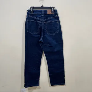 Madewell Women's The Curvy '90s Straight Leg Jeans dark blue wash denim size 23 thumbnail 8