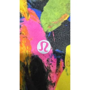 Lululemon wunder High Rise 6" Biker Shorts Multicolor Abstract Brushstroke 4 thumbnail 4