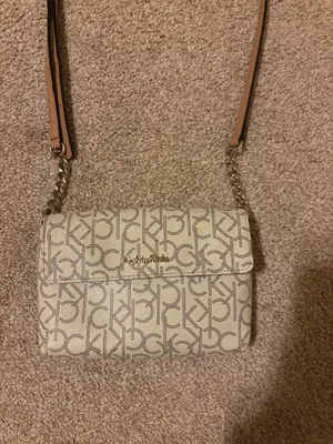Calvin Klein Beige Purse Crossbody thumbnail 2