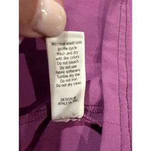 Athleta purple short-sleeve active dress gathered smocked waist Medium thumbnail 6