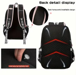 Bob Urban NWT Casual, Lightweight And Large Capacity School Bag thumbnail 3