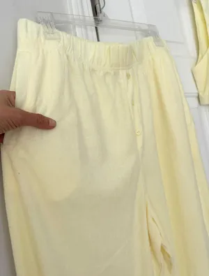 Anthropologie Sunday in Brooklyn Terrycloth Joggers & Bra Set, Size L thumbnail 9