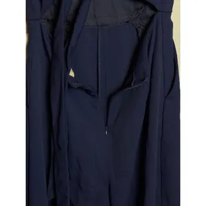 Wilfred Aritzia écoulement Navy Blue V-Neck Tie Back Wide Leg Jumpsuit thumbnail 8