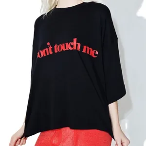 Dolls Kill/Daydream Nation “Don’t Touch Me” Black Graphic Tee thumbnail 6