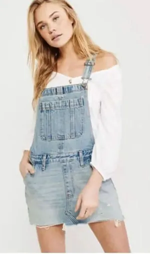 ✨Abercrombie & Fitch Denim Overall Dress✨ thumbnail 1