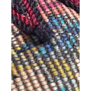 Tapestry Boho Woven Shoulder Bag Floral Fringe Multicolor thumbnail 9