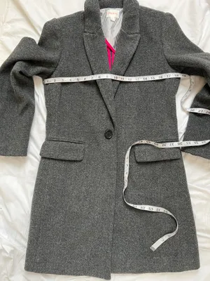 Riley & rae Classic Women's Gray Single-Button Coat thumbnail 8