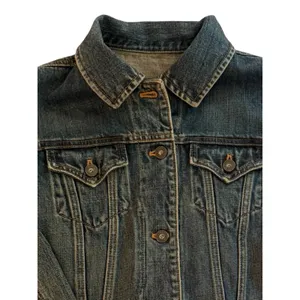 Vintage GAP Denim Jacket Womens Small Blue Jean Trucker 90s Made Phillipines thumbnail 9