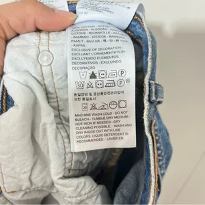Levis 501 Womens Jeans Button Fly Blue Jeans Size 27x32 thumbnail 9