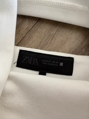 ZARA Mini Dress White thumbnail 3