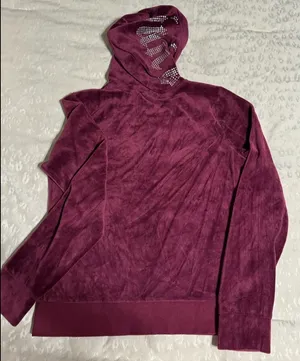 Juicy Couture Zip Up Blinged Rhinestone Hoodie thumbnail 4