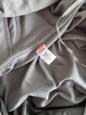 MONO B Marty Gray Hooded Jumpsuit Size Large NEW NWT thumbnail 4