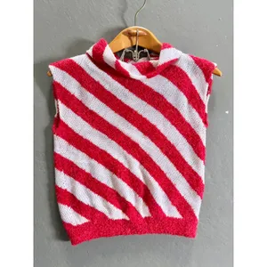 Y2K Cherry Red Fuzzy Knit 3 Piece Set Holiday Party Perfect Size S/M thumbnail 3