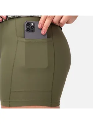 Outdoor Voices The Exercise Dress Tennis Athletic Tea Tree Floral Olive Green thumbnail 9