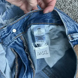 Aeropostale High Rise 90s Baggy Jeans Women’s Size 4 Blue Distressed Ripped thumbnail 6