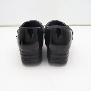 Croft & Barrow Juliana Clogs Womens US 7.5M Black Patent Leather Slip On Shoes thumbnail 8