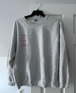 Sweatshirt preppy Gray Size XL thumbnail 1