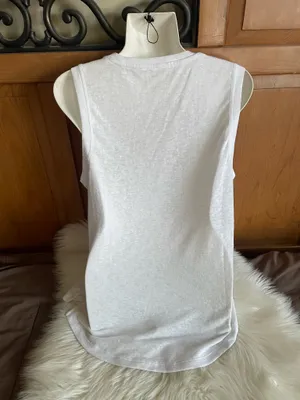 Athleta Breezy Tank Top White  thumbnail 5