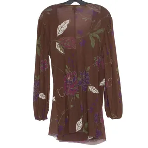 Sweet Pea Top Maternity Boho Fairy Whimsigoth Earthy Romantic Floral‎ Size Large thumbnail 3