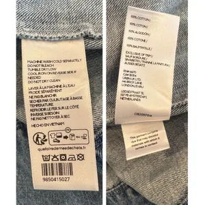 Free People Harlow Denim Minidress Size Small thumbnail 10