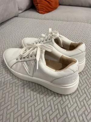 Vionic Womens Kearny Lace Up Casual & Fashion White Leather Sneakers Size 7.5 thumbnail 5