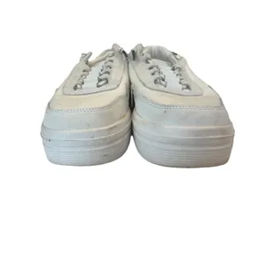 Hey Dude Women's Hudson Lift Platform Sneakers White Comfortable Casual Shoes 8 thumbnail 3