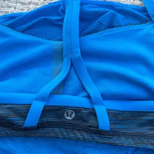 Lululemon Athletica Women's Blue Spaghetti Strap Top thumbnail 7