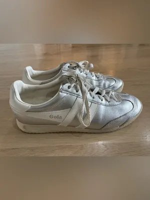 Gola Torpedo Glimmer sneaker silver / off white size 9 thumbnail 3