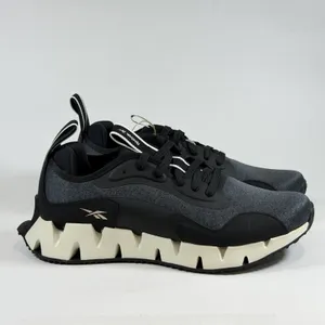 Reebok Size-9‎ Womens Zig Dynamica CLW Black Chalk Sneakers Shoes thumbnail 2
