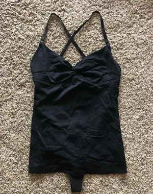 Lululemon Twist Knot Front Dance Bodysuit Leotard thumbnail 1