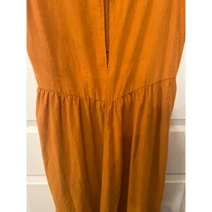 ASOS Minimal Jumpsuit with Ruching Detail and Keyhole Back in Mustard, 2 thumbnail 10