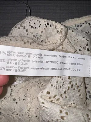 Zara Cream Lace One-Piece Bodysuit thumbnail 5