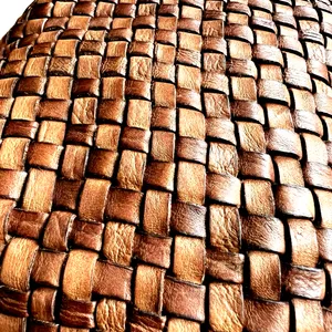 Bruno Magli Brown Woven Leather Duffle Satchel Travel Bag Made Italy Y2K thumbnail 14