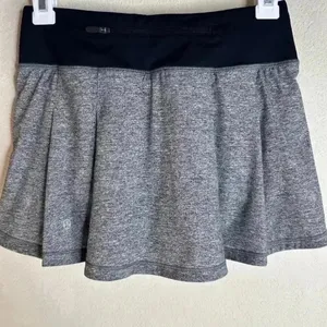 Lululemon Pace Rival Skirt (Regular) No Panels 13" Heather Lux W8A81R size 2 thumbnail 3
