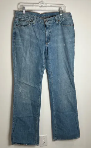 Polo Ralph Lauren Vintage Y2K Classic Blue Denim Jeans thumbnail 1