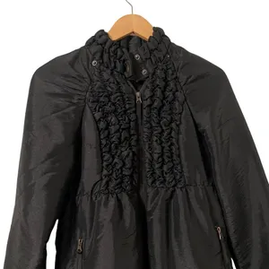 ANNA SUI For Target Y2K Vintage Black Puffer Jacket Coat Hoodie thumbnail 3
