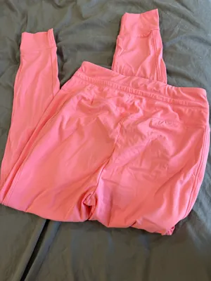 Coral Halara Cuffed Joggers/Scrubs thumbnail 3
